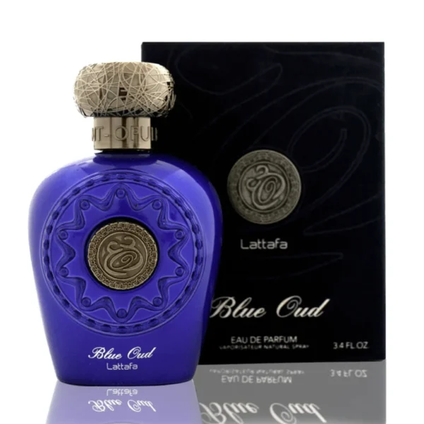 Lattafa Opulent Blue Oud Eau De Parfum for Unisex 100ml