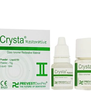 Prevest DenPro Crysta Restorative Glass Lonomor Cement Type II