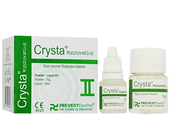 Prevest DenPro Crysta Restorative Glass Lonomor Cement Type II
