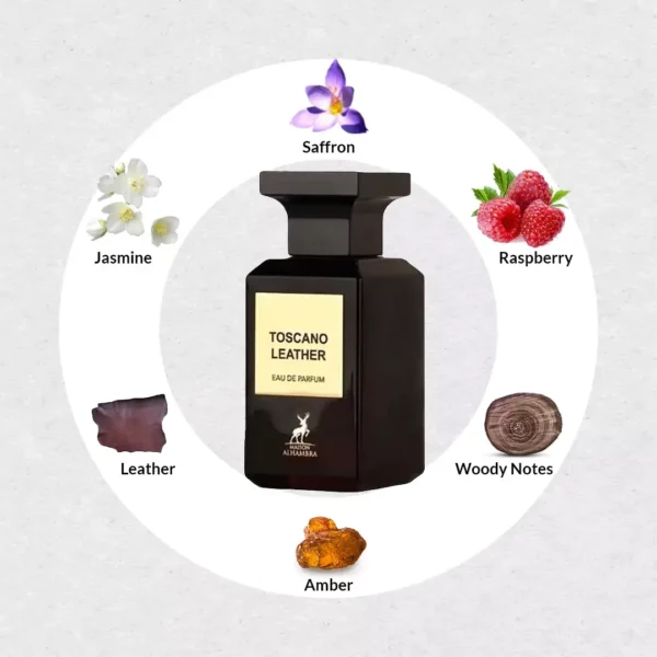 Maison Alhambra by Lattafa Toscano Leather Eau De Parfum for Unisex 80ml