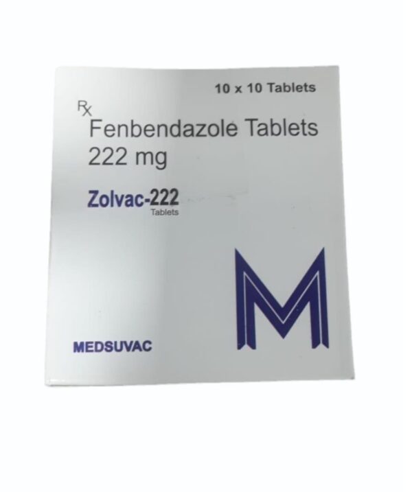 Fenbendazole 222mg Tablet - (100 Tablets with Box)