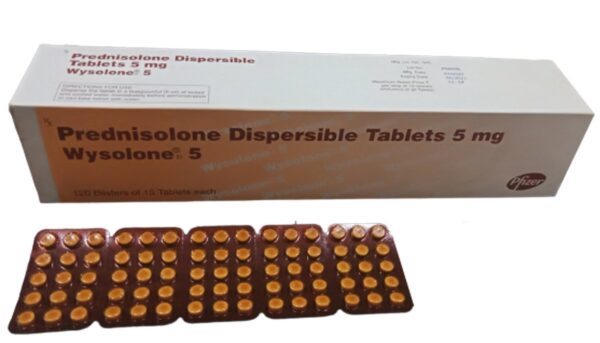 Prednisolone 5mg Tablets by Pfizer Limited - (7 Strip 105 Tablets)