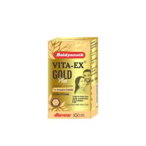 Baidyanath Vita-Ex Gold Plus Capsule | For Strength & Stamina 20 Capsules