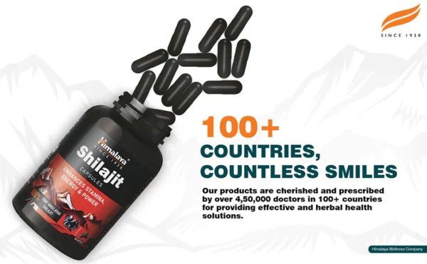 Himalaya Shilajit Capsule for Enhance Stamina, Energy and Power 60N