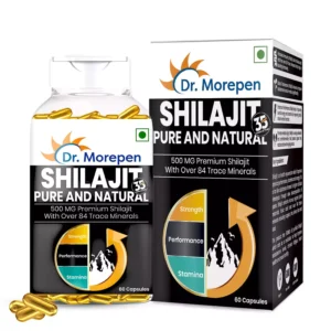 Dr. Morepen Shilajit Capsule For Strength, Performance & Stamina 60N