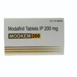 Modafinil Tablets IP 200mg By Modkem - ( 10 Strips -100 Tablets)