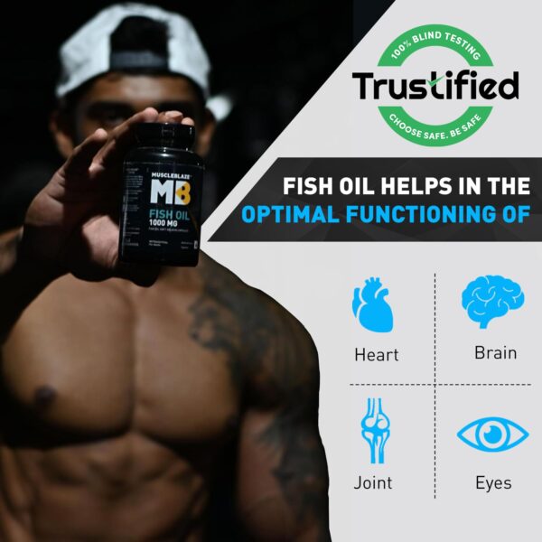 MuscleBlaze Fish Oil 1000mg